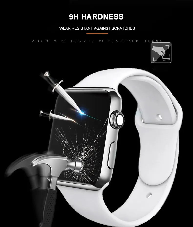 Mocolo 3D Glass Full Glue - Apsauginis stiklas Apple Watch 7/8 45 mm ekranui