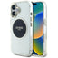 Guess IML Metal Colored Circle Classic Logo MagSafe – dėklas iPhone 16 (juodas)