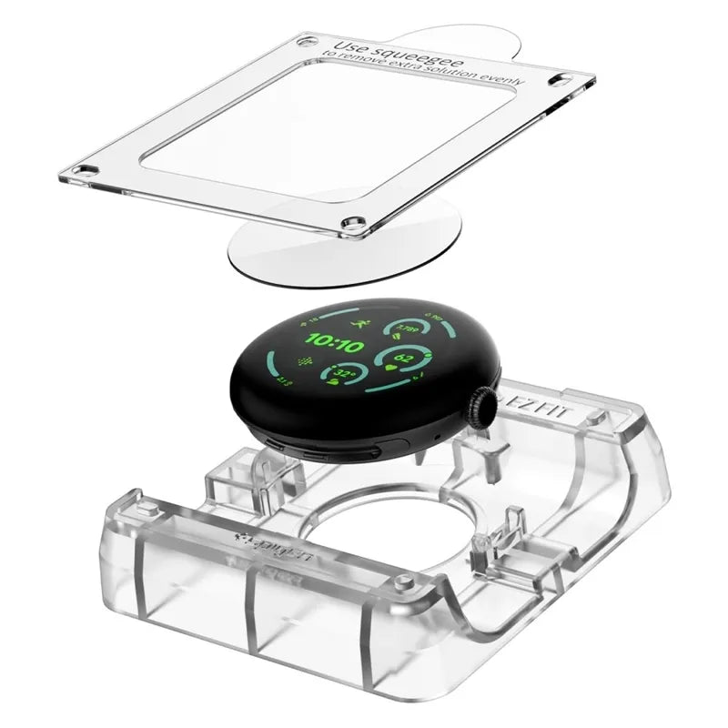 Spigen Elite Shield EZ Fit 2-Pack – hidrogelio plėvelė Google Pixel Watch 3 / 4 / 5 45mm (2 vnt.)