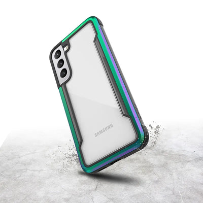 X-Doria Raptic Shield Pro – dėklas Samsung Galaxy S22+ 5G (antibakterinė apsauga) (vaivorykštinis)
