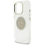Guess IML Metal Colored Circle Classic Logo MagSafe – dėklas iPhone 16 Pro (pilkas)