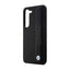 BMW Leather Textured & Stripe – dėklas Samsung Galaxy S23+ (juodas)