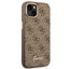 Guess 4G Metal Camera Outline dėklas – dėklas iPhone 14 Plus telefonui (rudas)