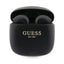 Guess True Wireless Script Logo BT5.3 – TWS ausinės su įkrovimo dėklu (juodos)