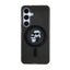 Karl Lagerfeld IML Karl & Choupette Glitter MagSafe – dėklas Samsung Galaxy S24 telefonui (juodas)