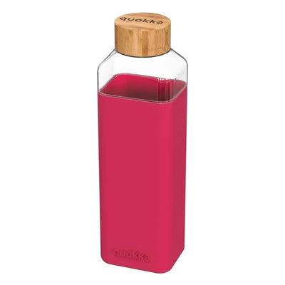 Quokka Storm – Stiklinis vandens butelis 700 ml (bordo)