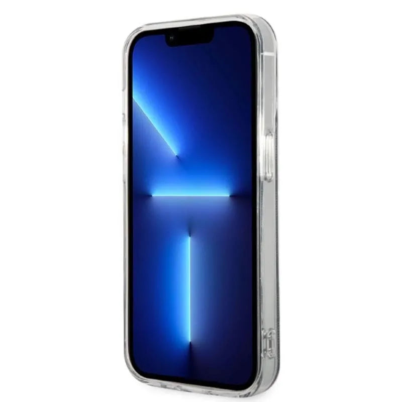 „Guess“ rinkinys „Bundle Pack MagSafe 4G“ – dėklo „iPhone 14 Pro“ ir „MagSafe“ įkroviklio komplektas (juodas/auksinis)