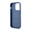 Guess 4G Printed Stripes MagSafe – dėklas iPhone 14 Pro (mėlynas)