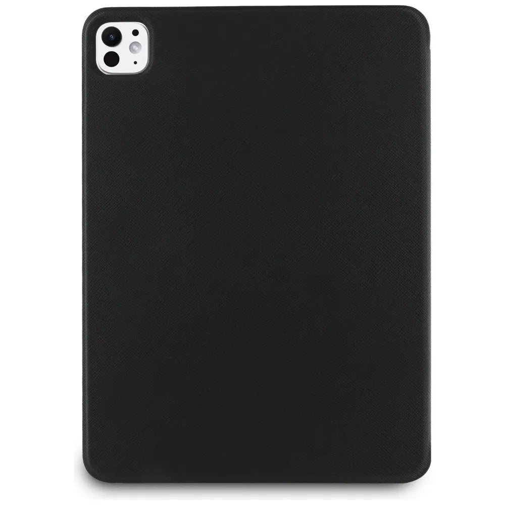 Karl Lagerfeld Book Cover Saffiano Magnetic Karl & Choupette dėklas iPad Pro 11“ M4 (2024) (juodas)