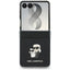 Karl Lagerfeld Karl & Choupette Saffiano Pins – Samsung Galaxy Z Flip 8 dėklas (juodas)