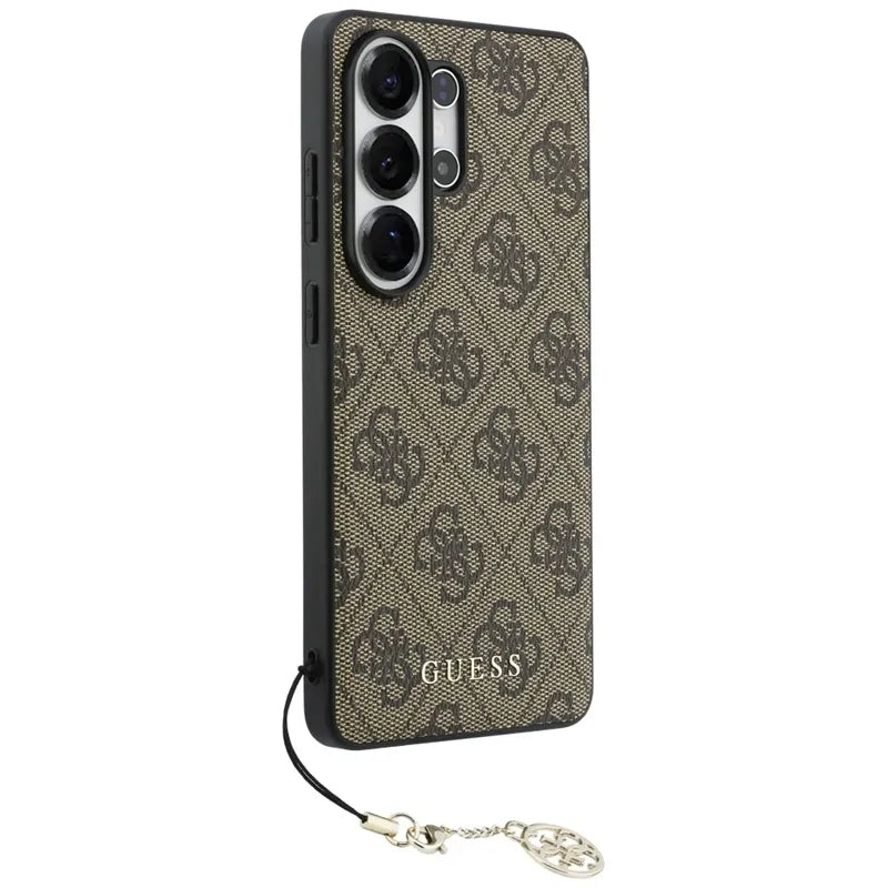 Guess 4G Classic Logo Charm MagSafe - Dėklas Samsung Galaxy S26 Ultra (Rudas)