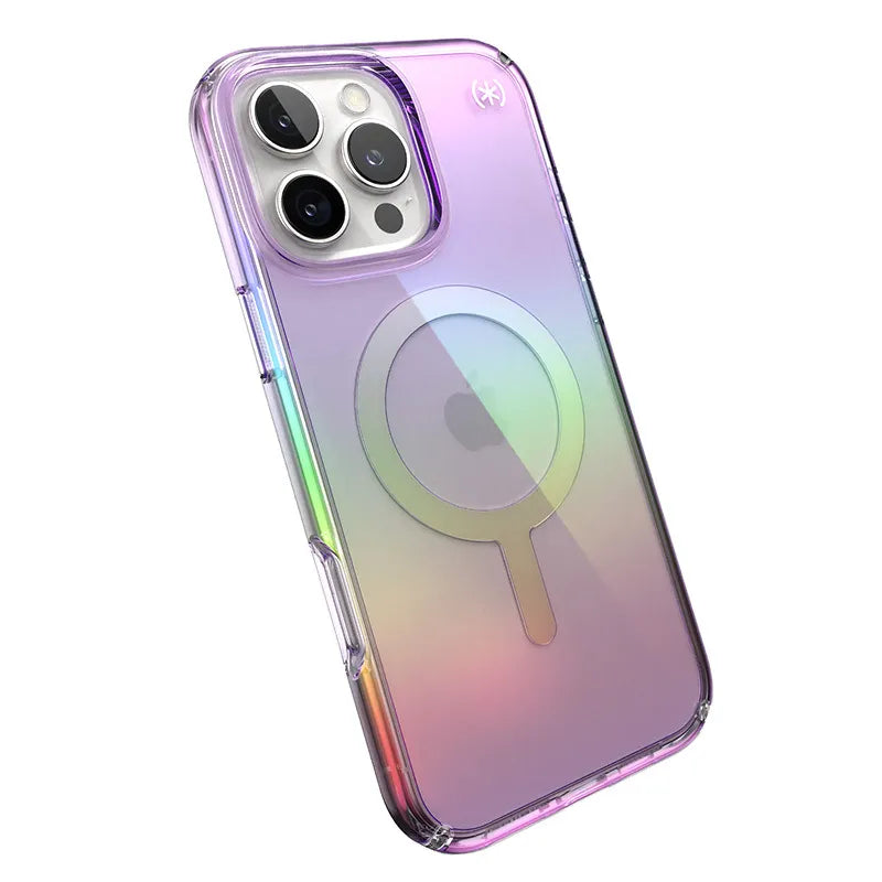 Speck Presidio2 Lux MagSafe – dėklas iPhone 16 Pro Max (Amazing Purple / Clear)
