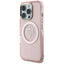 Guess IML Metal Mountain Logo MagSafe - dėklas iPhone 16 Pro Max (rožinis)