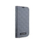 Karl Lagerfeld Booktype Saffiano Monogram – dėklas iPhone 14 Pro (pilkas)