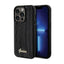 Guess Sequin Script Metal dėklas, skirtas iPhone 13 Pro Max (juodas)