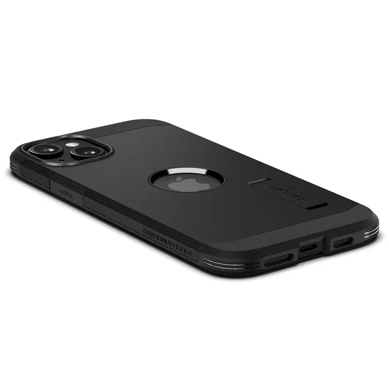 Spigen Tough Armor Mag MagSafe – dėklas iPhone 15 telefonui (juodas)