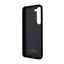 BMW Leather Textured & Stripe – dėklas Samsung Galaxy S23+ (juodas)