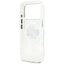 Karl Lagerfeld IML Glitter Karl & Choupette Sketch Logo MagSafe – Dėklas iPhone 17 Pro (skaidrus)