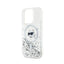 Karl Lagerfeld Liquid Glitter Choupette Head MagSafe – dėklas iPhone 15 Pro Max (skaidrus)