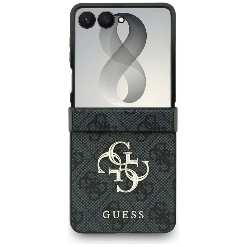 Guess Big 4G Logo – Samsung Galaxy Z Flip 8 dėklas (juodas)