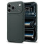 Spigen Liquid Air – dėklas, skirtas iPhone 18 Pro Max / 17 Pro Max (Abyss Green)