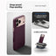 „Spigen Nano Pop Mag MagSafe“ – dėklas, skirtas „iPhone 18 Pro“ / „17 Pro“ („Burgundy Bean“)