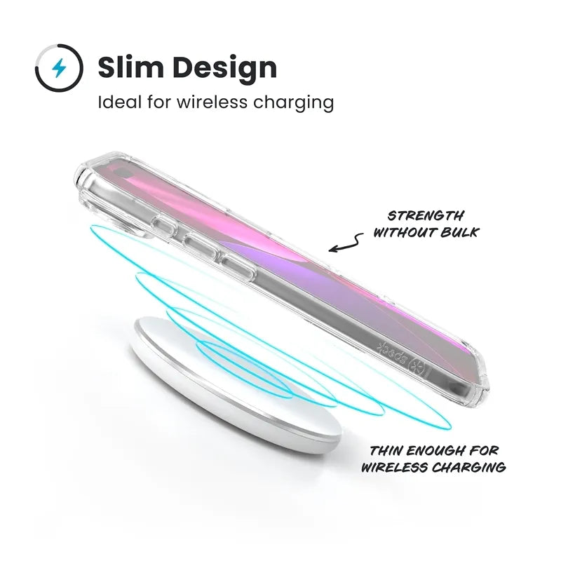 Speck Presidio Perfect-Clear – iPhone Air dėklas (skaidrus)