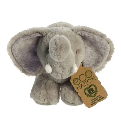 Eco Nation – Pliušinis žaislas / Mielas drambliukas 27 cm ekologiškas
