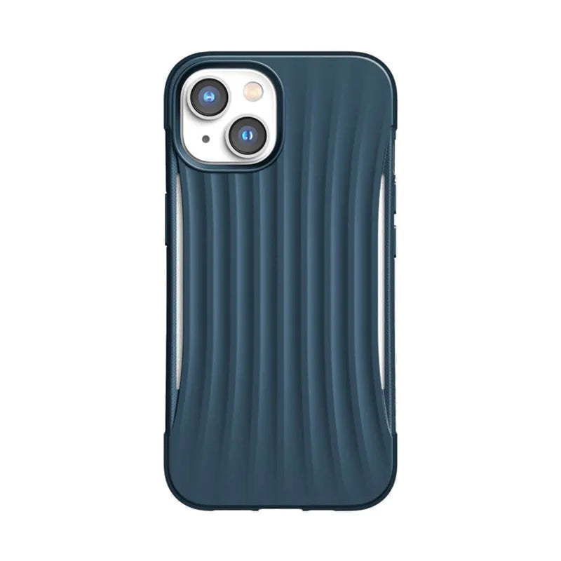 X-Doria Raptic Clutch - Biologiškai skaidus dėklas, skirtas iPhone 14 (atsparus kritimui iš 3 m) (mėlynas)