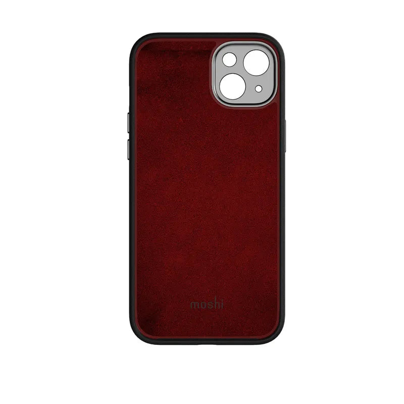 Moshi Napa MagSafe – odinis dėklas iPhone 14 Plus (Midnight Black)