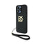 DKNY Wrist Strap Stock Logo – dėklas, skirtas iPhone 15 Pro Max (juodas)