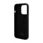 Karl Lagerfeld Silicone Karl & Choupette Heads dėklas, skirtas iPhone 15 Pro (juodas)