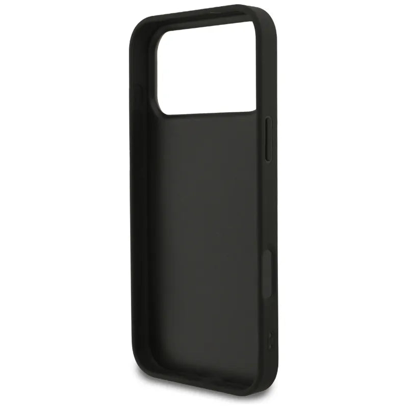 Guess 4G Classic – dėklas iPhone 17 Pro Max (juodas)