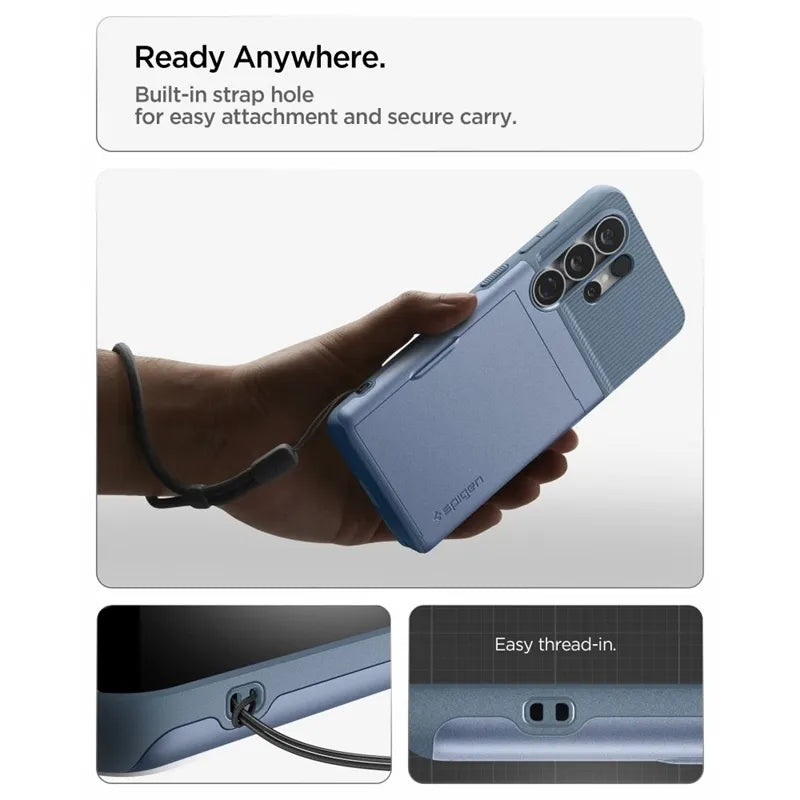 Spigen Slim Armor CS – dėklas Samsung Galaxy S26 Ultra (šviesiai mėlynas)