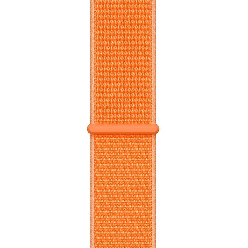 Crong Nylon – sportinis dirželis Apple Watch 38/40/41/42 mm (Tropical Orange)
