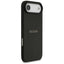 Guess Grained Ring MagSafe – dėklas iPhone Air (juodas)