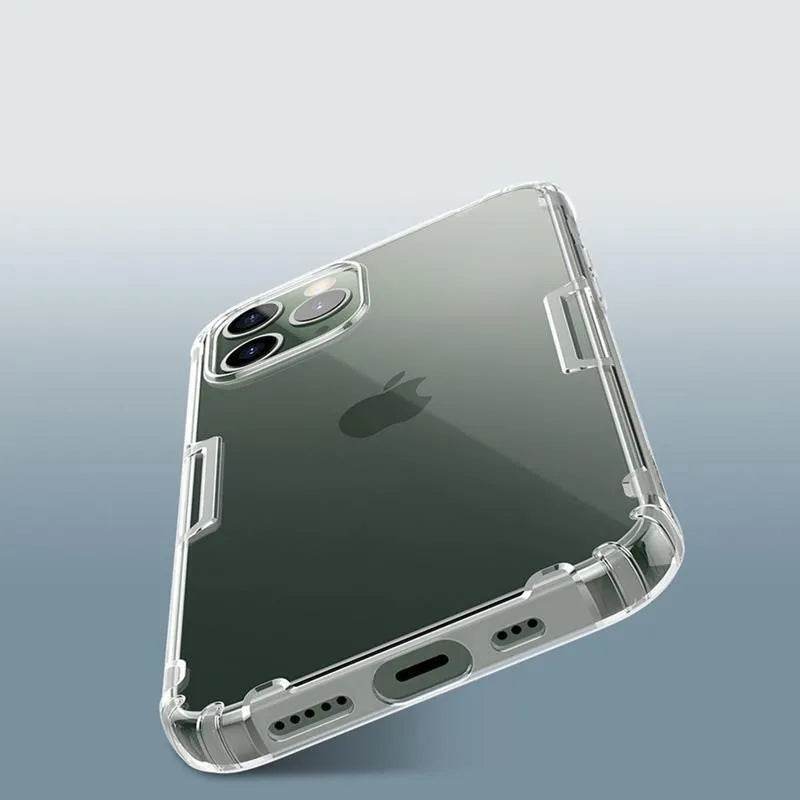 Nillkin Nature TPU dėklas – dėklas Apple iPhone 12 Pro Max telefonui (tamsiai žalias)