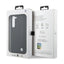 BMW Leather Textured & Stripe – dėklas Samsung Galaxy S23+ (juodas)