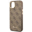 Guess 4G Metal Camera Outline dėklas – dėklas iPhone 14 Plus telefonui (rudas)