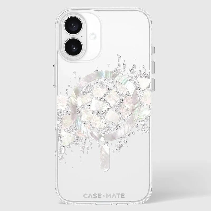 Case-Mate Karat MagSafe – dėklas „iPhone 16 Plus“ su perlamutro intarpais (A Touch of Pearl)