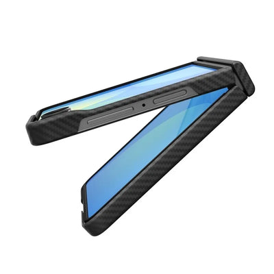 Spigen AirSkin Aramid MagSafe – dėklas Samsung Galaxy Z Flip 8 (juodas)