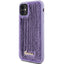 Guess Sequin Script Metal – dėklas iPhone 11 (violetinis)
