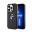 Karl Lagerfeld Karl & Choupette Glitter Magsafe – dėklas iPhone 15 Pro (juodas)