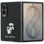 Karl Lagerfeld Saffiano Karl & Choupette Pin - Samsung Galaxy Z Fold 8 dėklas (juodas)