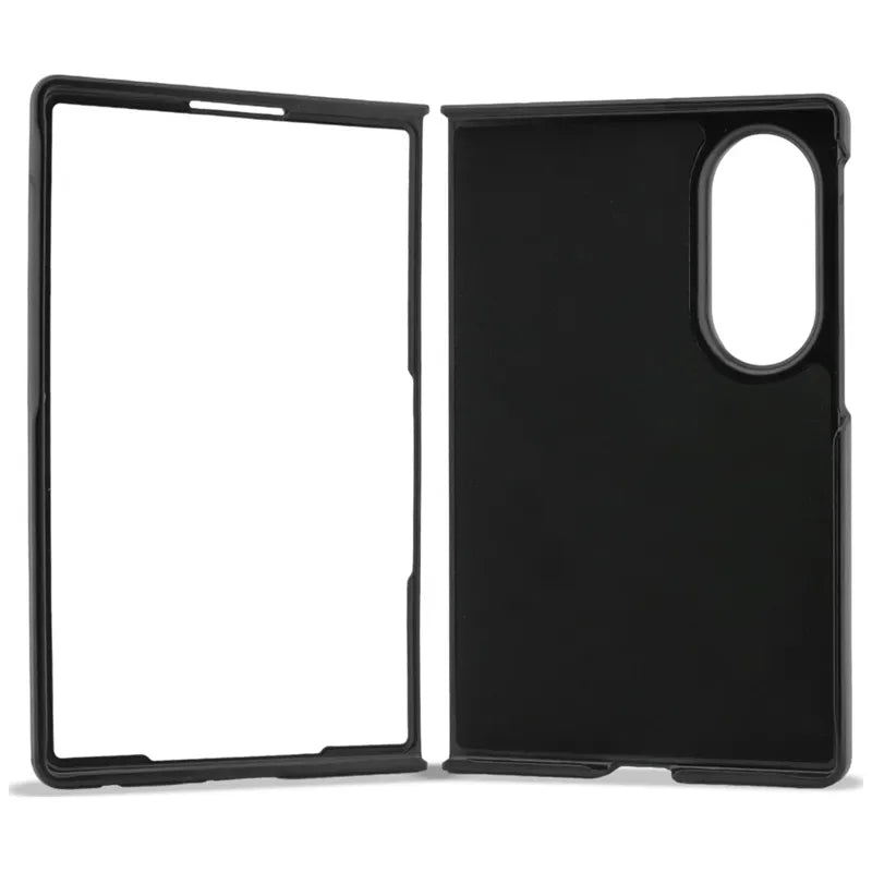 Karl Lagerfeld Saffiano Karl & Choupette Pin - Samsung Galaxy Z Fold 8 dėklas (juodas)