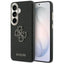 Guess Grained Big 4G Metal Logo – Samsung Galaxy S26 dėklas (juodas)