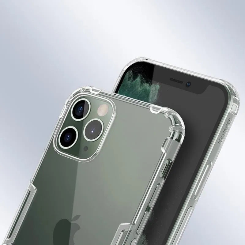 Nillkin Nature TPU dėklas – dėklas Apple iPhone 12 Pro Max telefonui (tamsiai žalias)