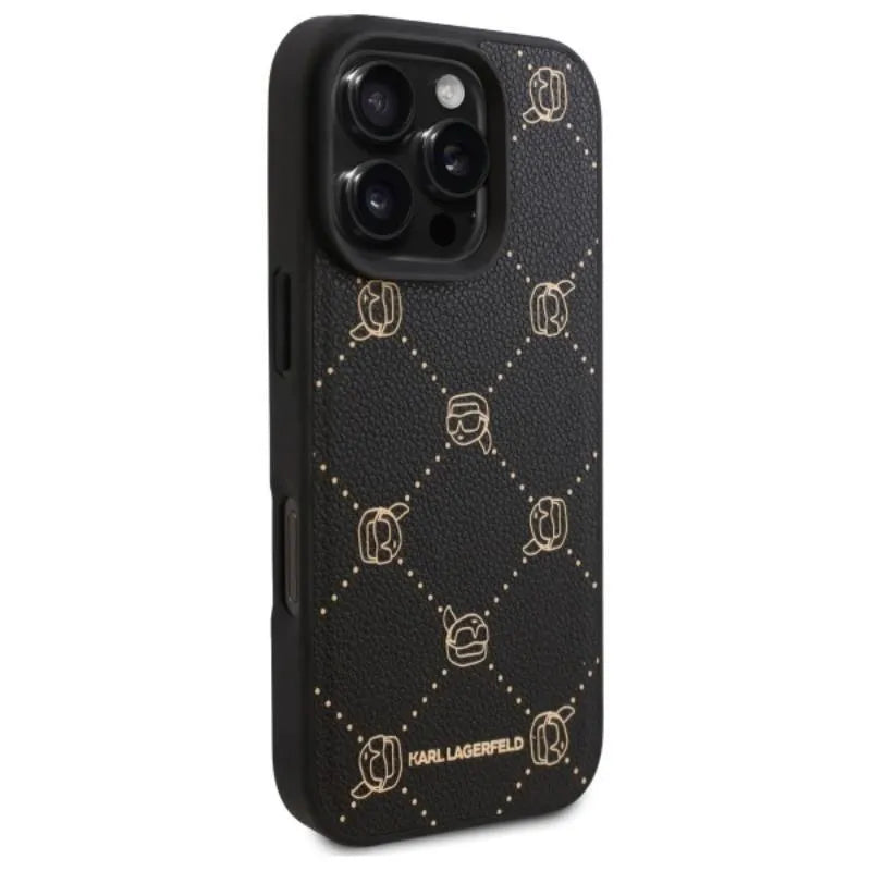 Karl Lagerfeld MagSafe Karl Head – dėklas iPhone 16 Pro Max (juodas)