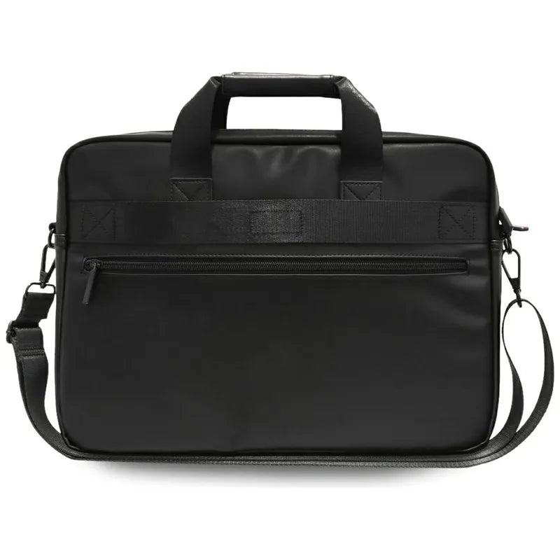 BMW Carbon Pockets & Metal Logo – 16" nešiojamojo kompiuterio krepšys (juodas)