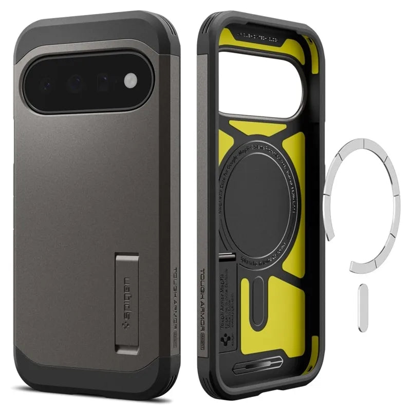 Spigen Tough Armor Mag MagSafe - dėklas Google Pixel 11 (pilkas)